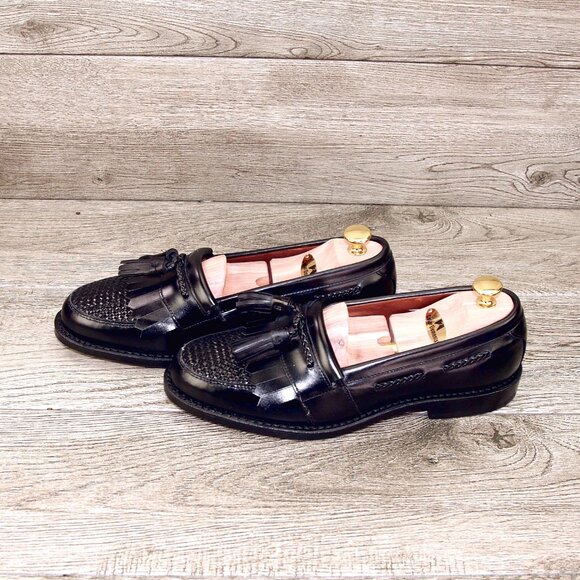 * NIB * $395 Allen Edmonds CODY Dress Loafer 7 D Black * add $15 new Cedar Trees main image 6